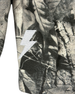 Embroidered Gray Tree Camo Shorts