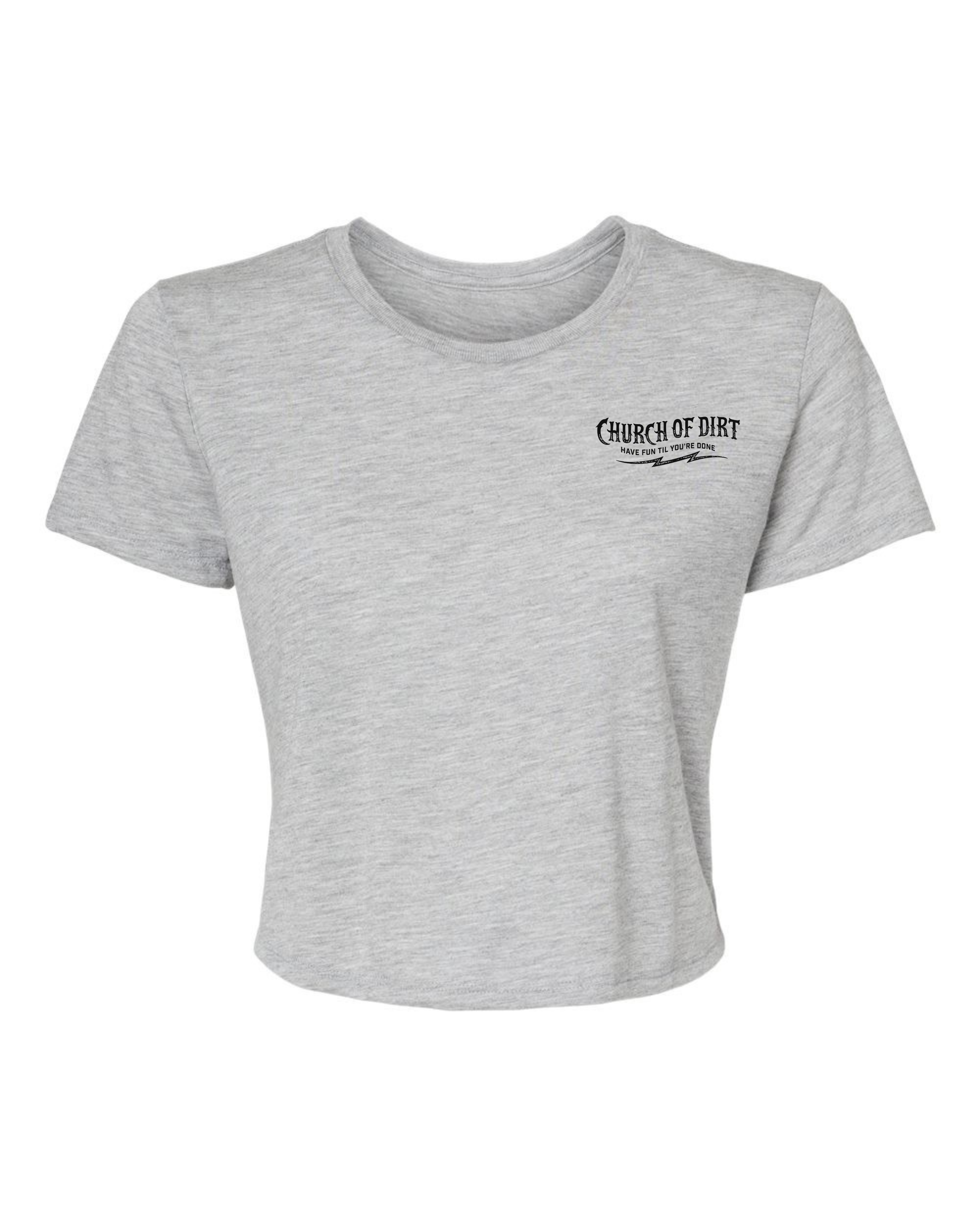 14 Women’s Gray Crop Top