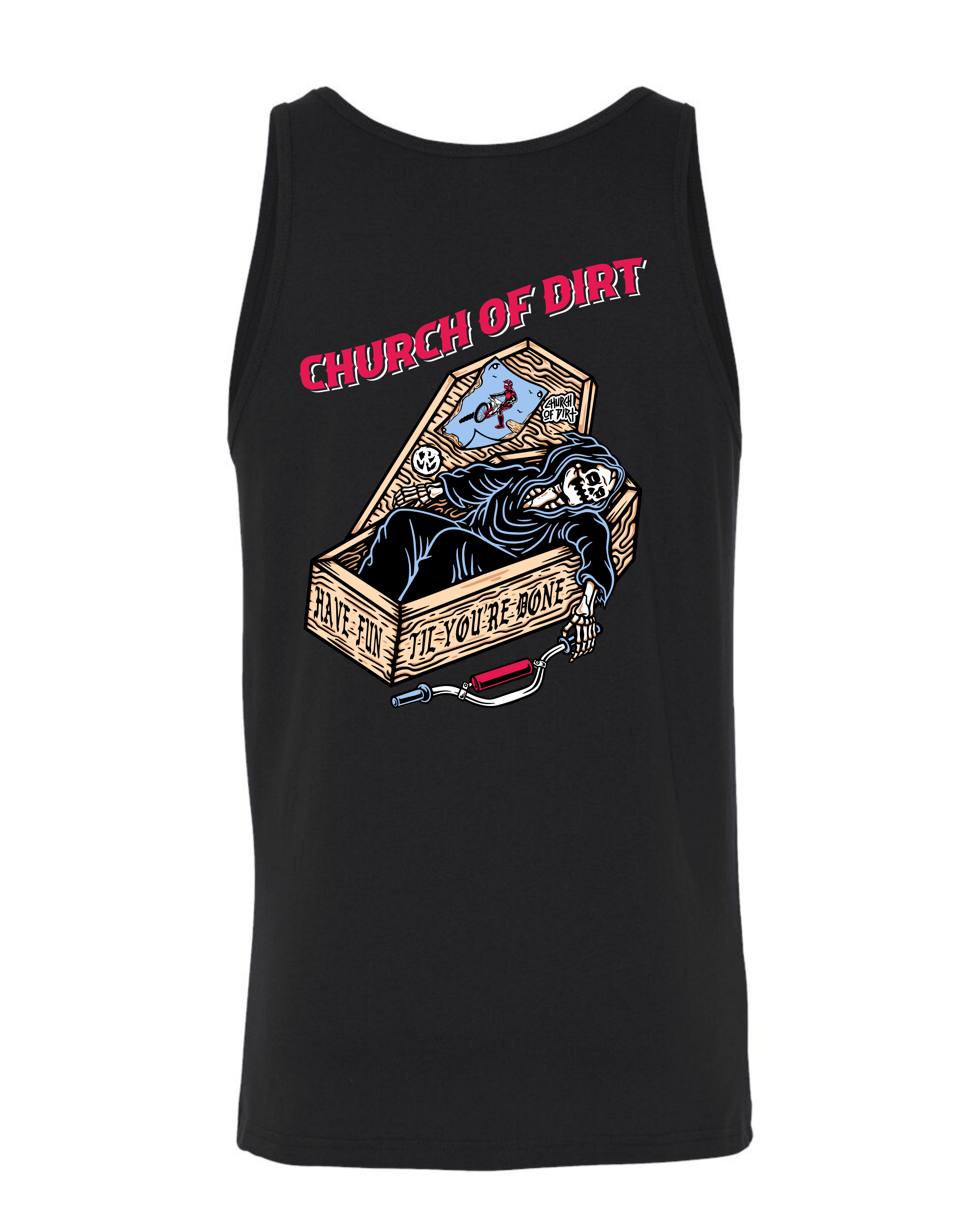 Dying To Ride Black Tank Top