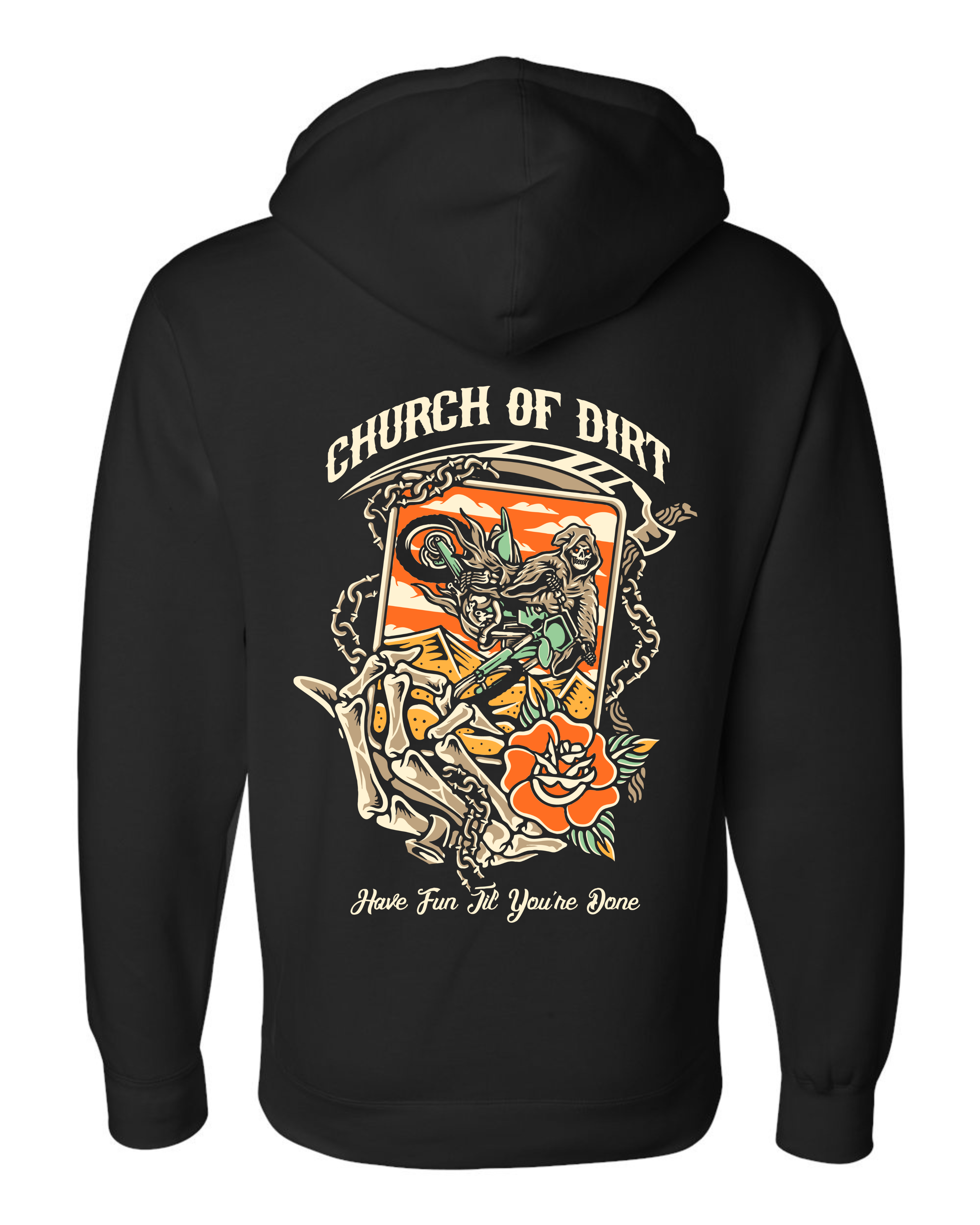 Unchained Black Heavyweight Hoodie