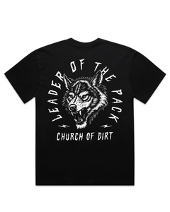 Leader Of The Pack Oversized Black T-Shirt
