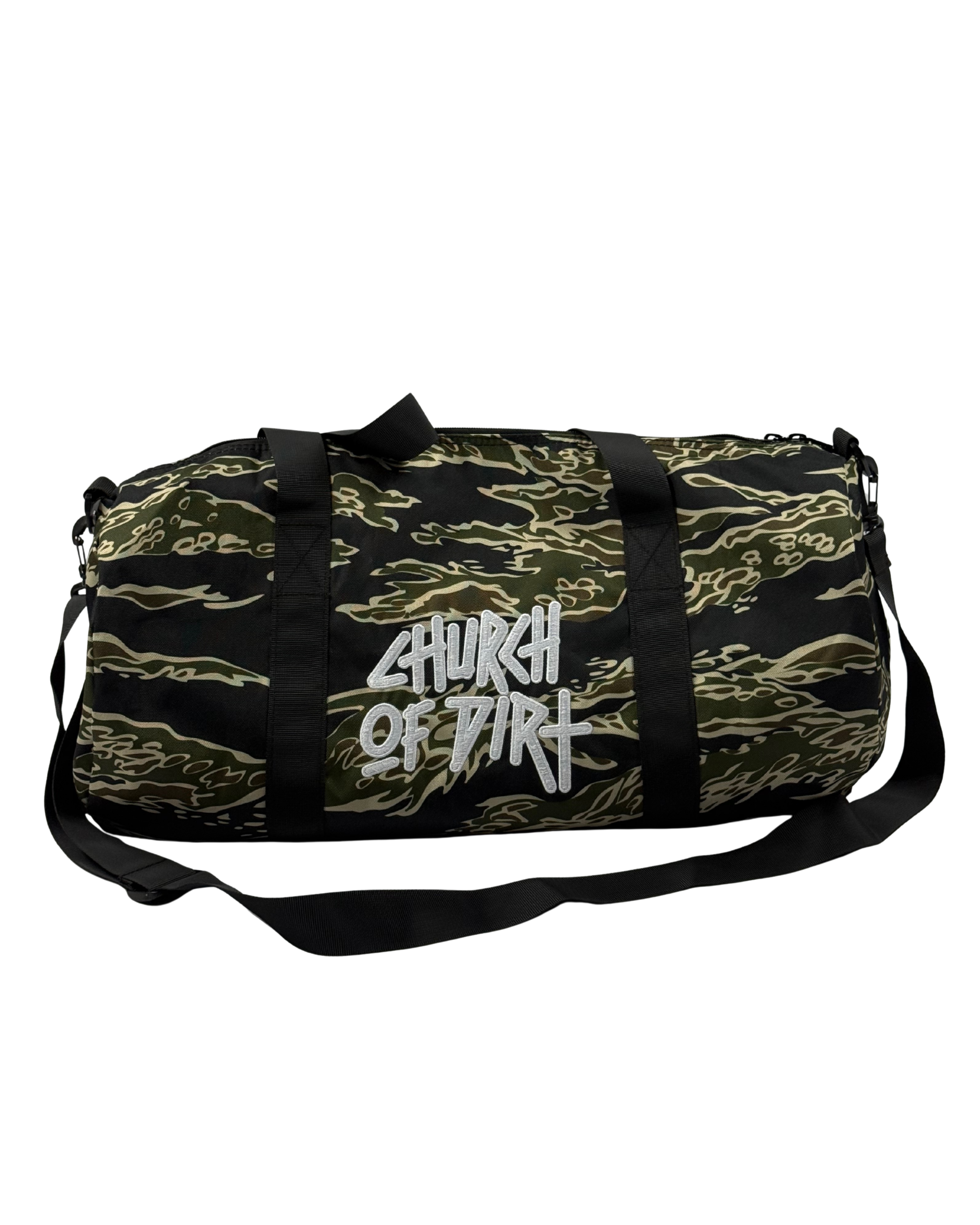 Tiger Camo Duffel Bag