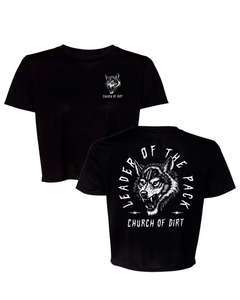 Women’s Leader Of The Pack Black Crop Top