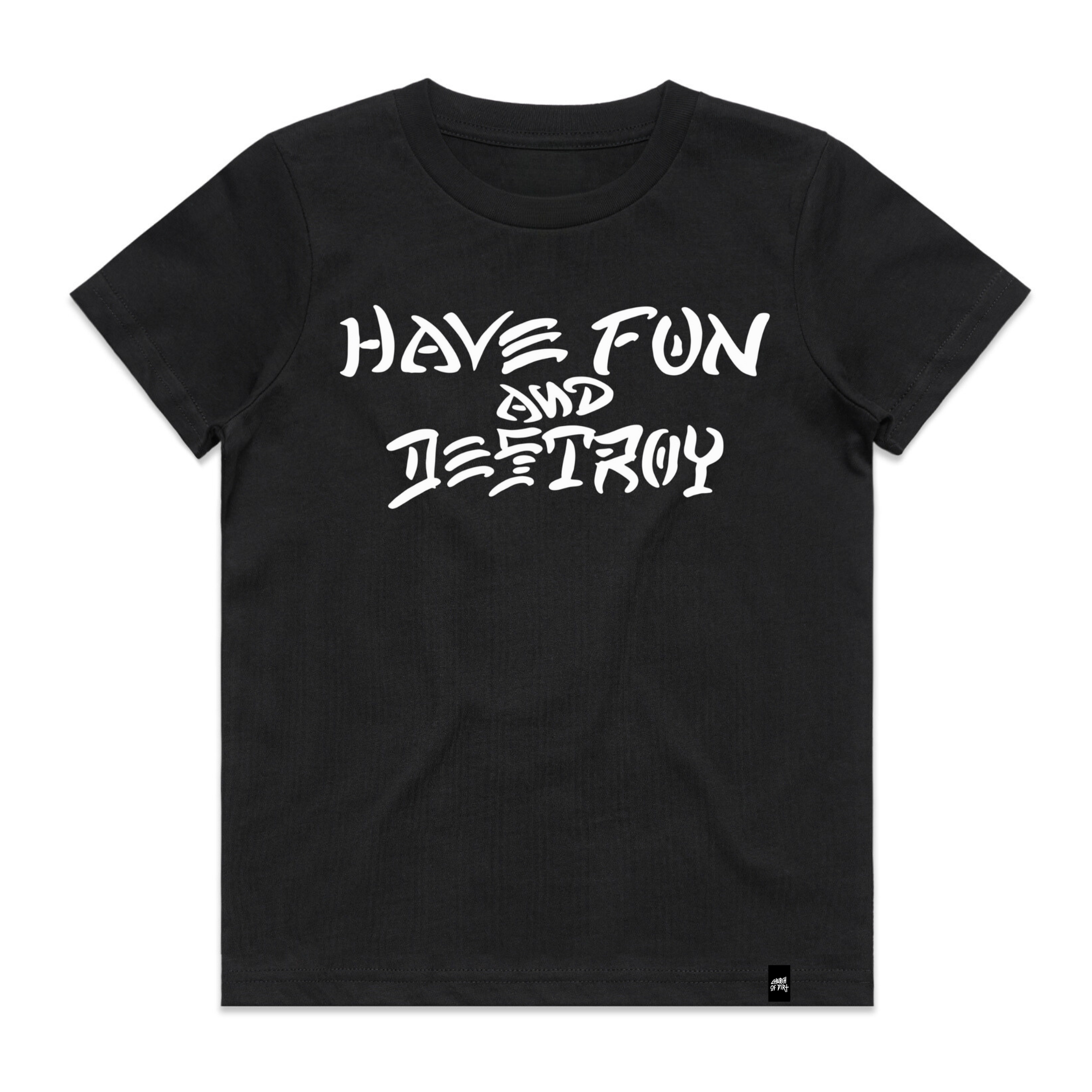 Youth Have Fun And Destroy Premium Black T-Shirt