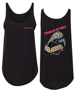Women’s Dying To Ride Black Tank Top