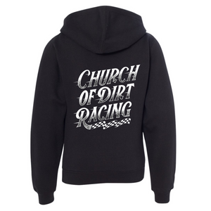 Youth Racing Black Hoodie