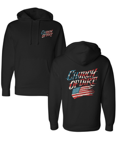 Patriot Black Heavyweight Hoodie