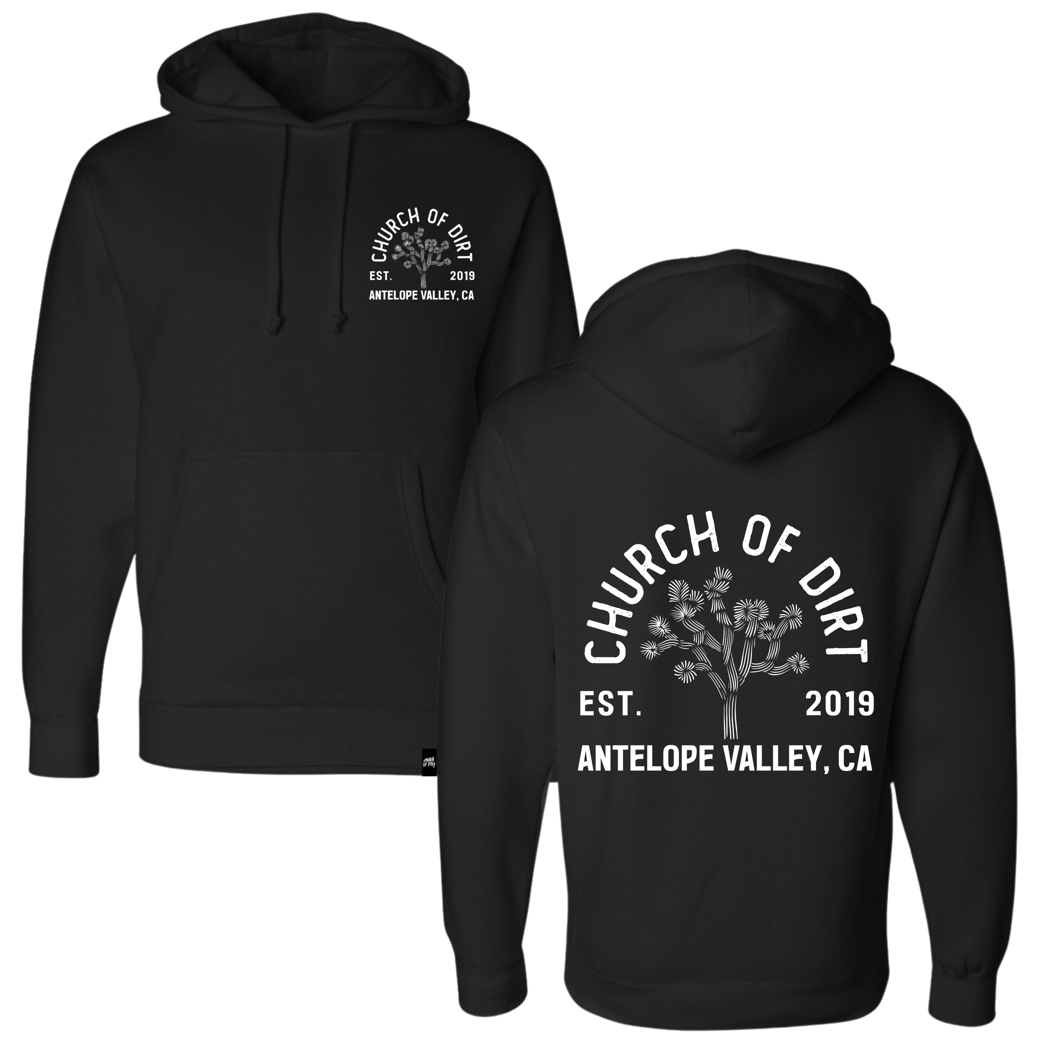 Adult AV Black Heavyweight Hoodie