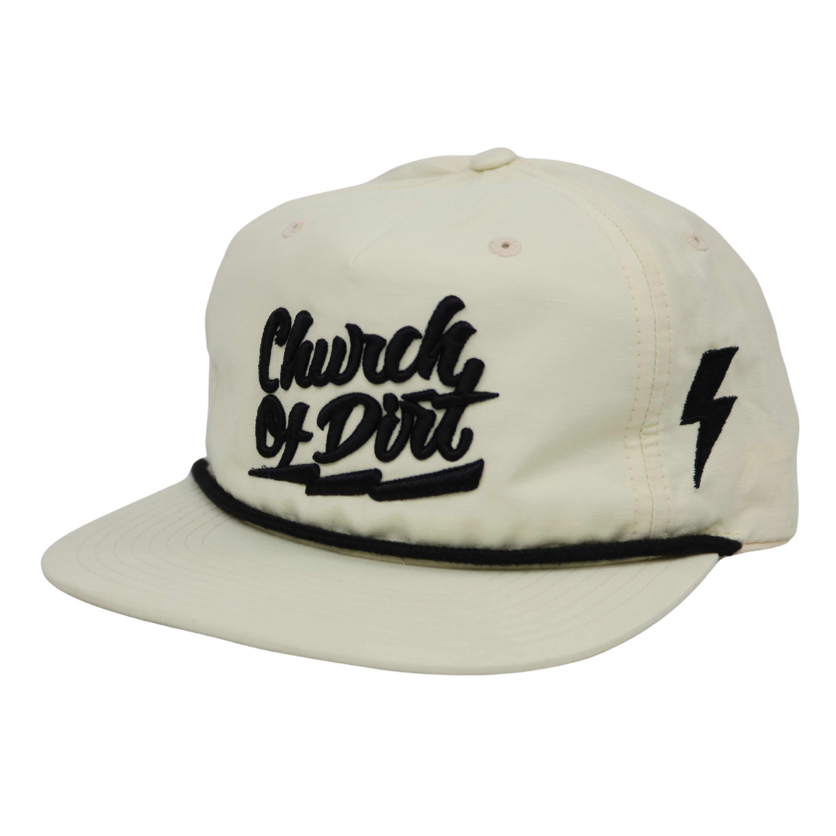 Birch & Black Bolt Rope Snapback