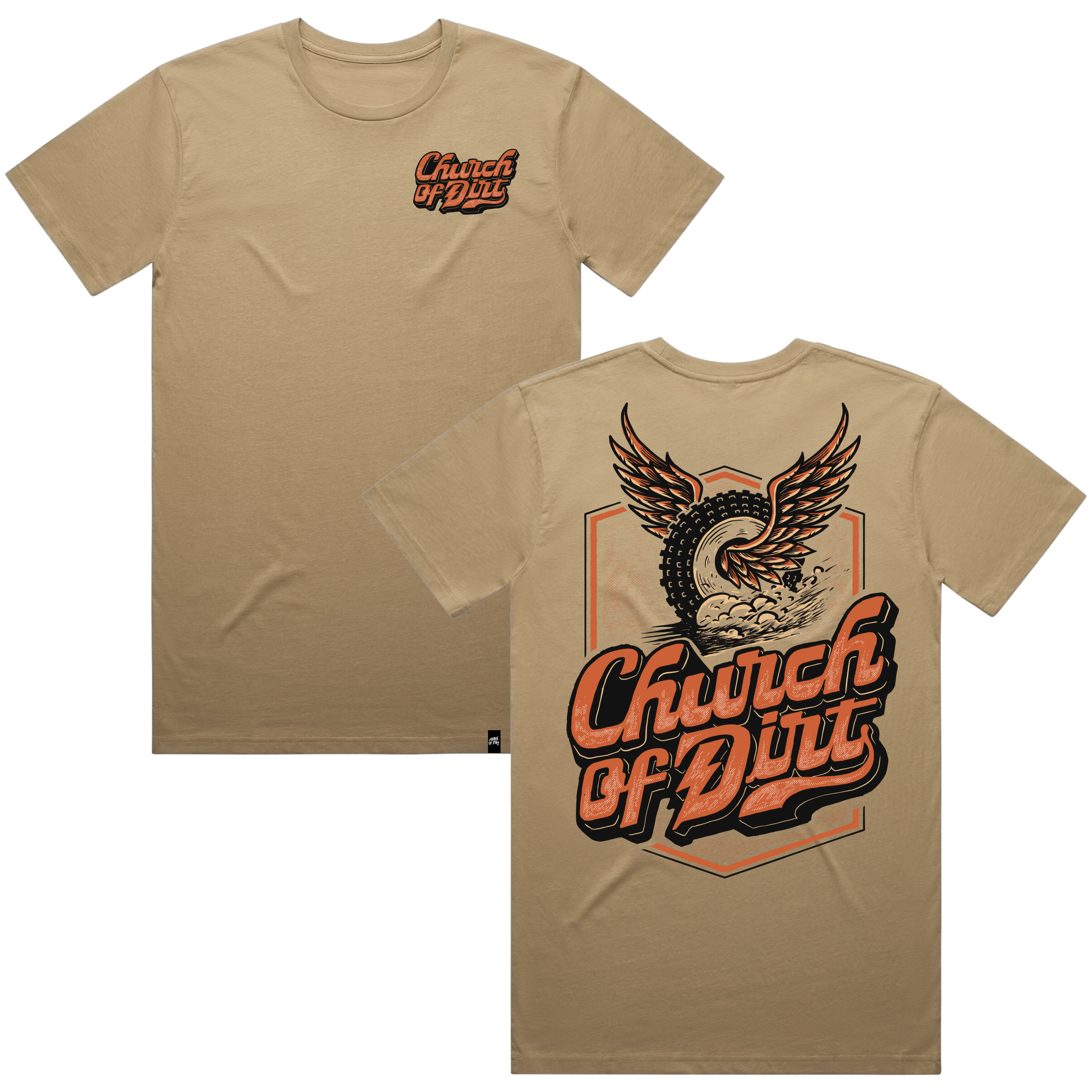 Adult Burnout Sand Premium T-Shirt