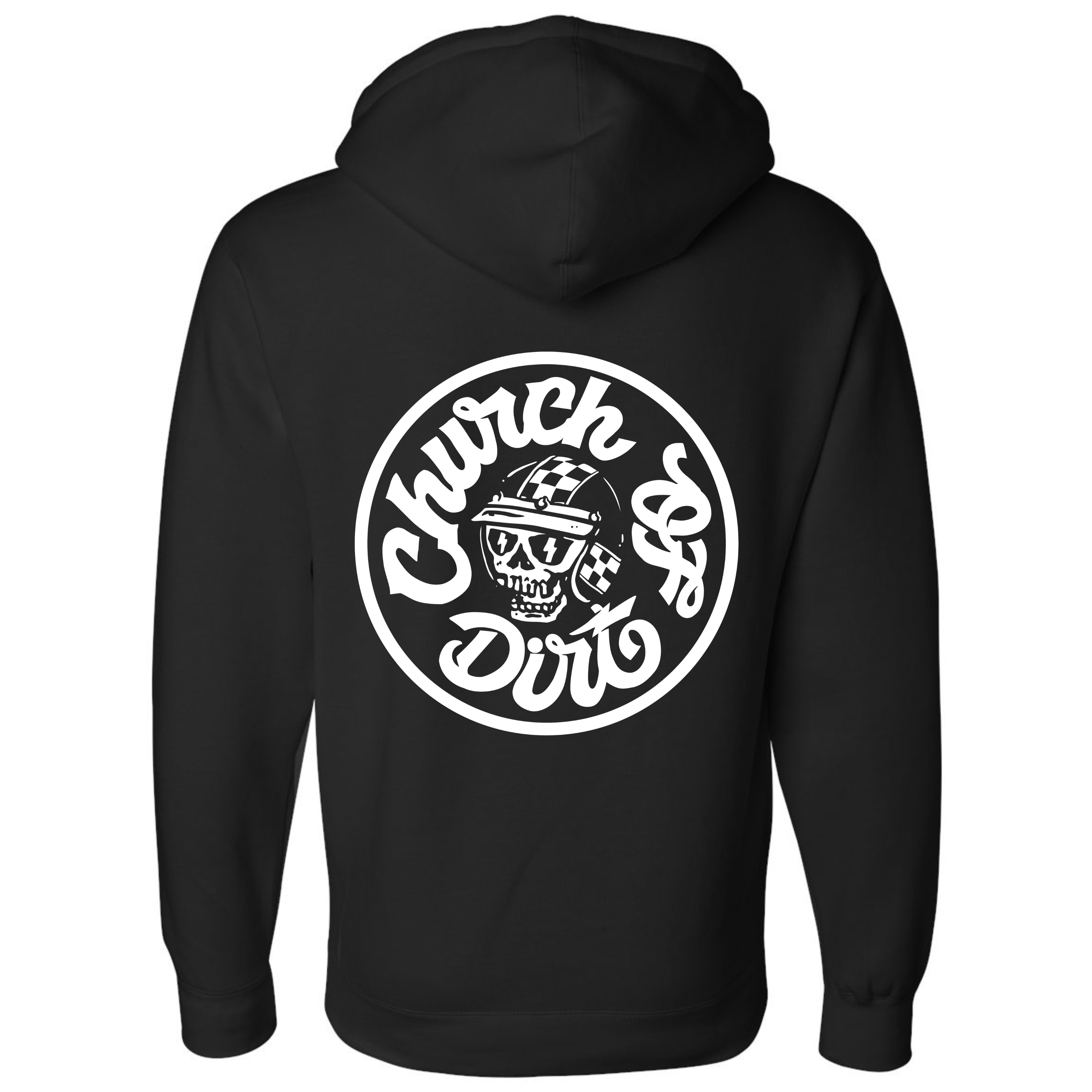 Adult Conquer Black Heavyweight Hoodie