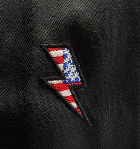 Black Patriot American Flag Bill Snapback