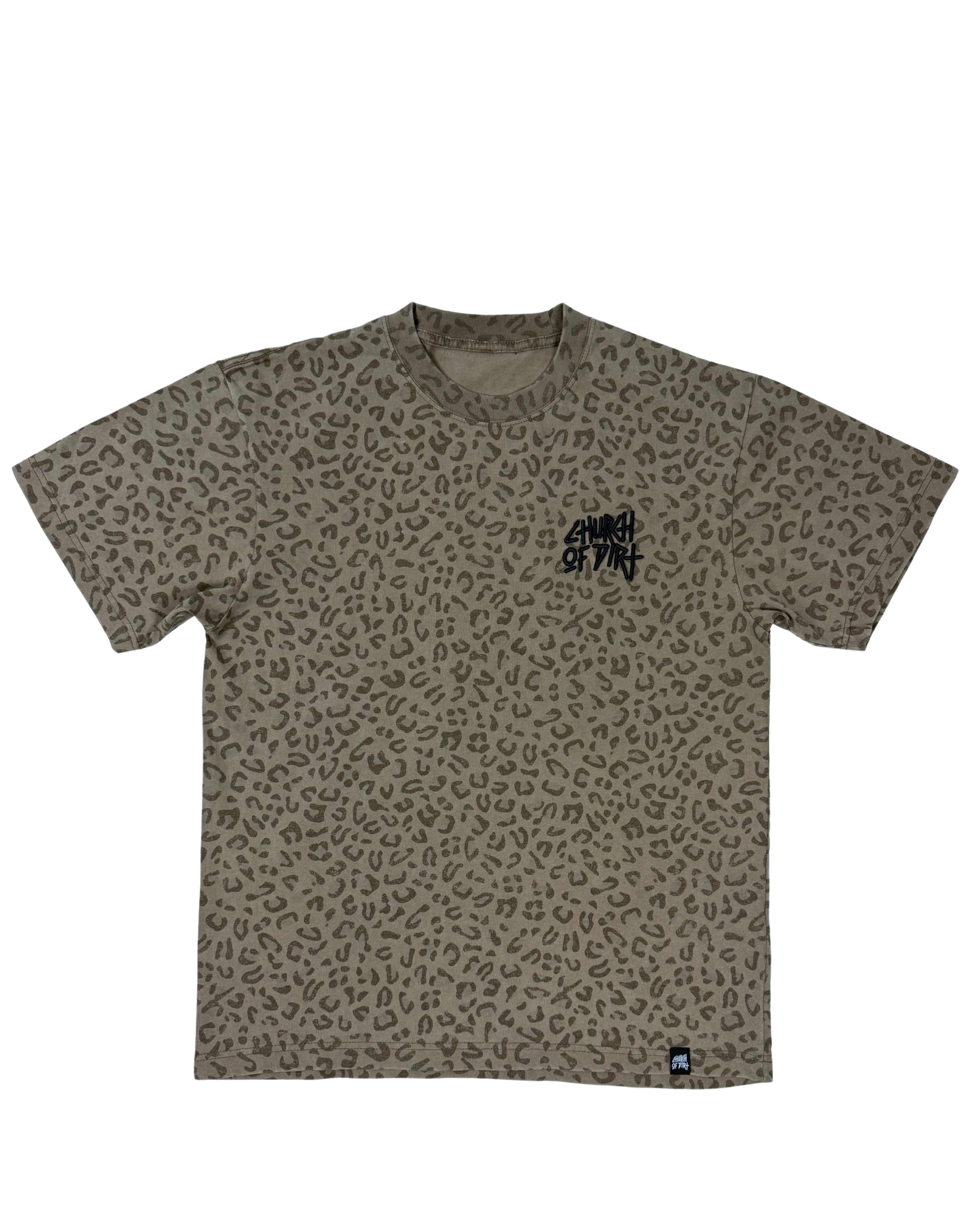 Embroidered Leopard T-Shirt