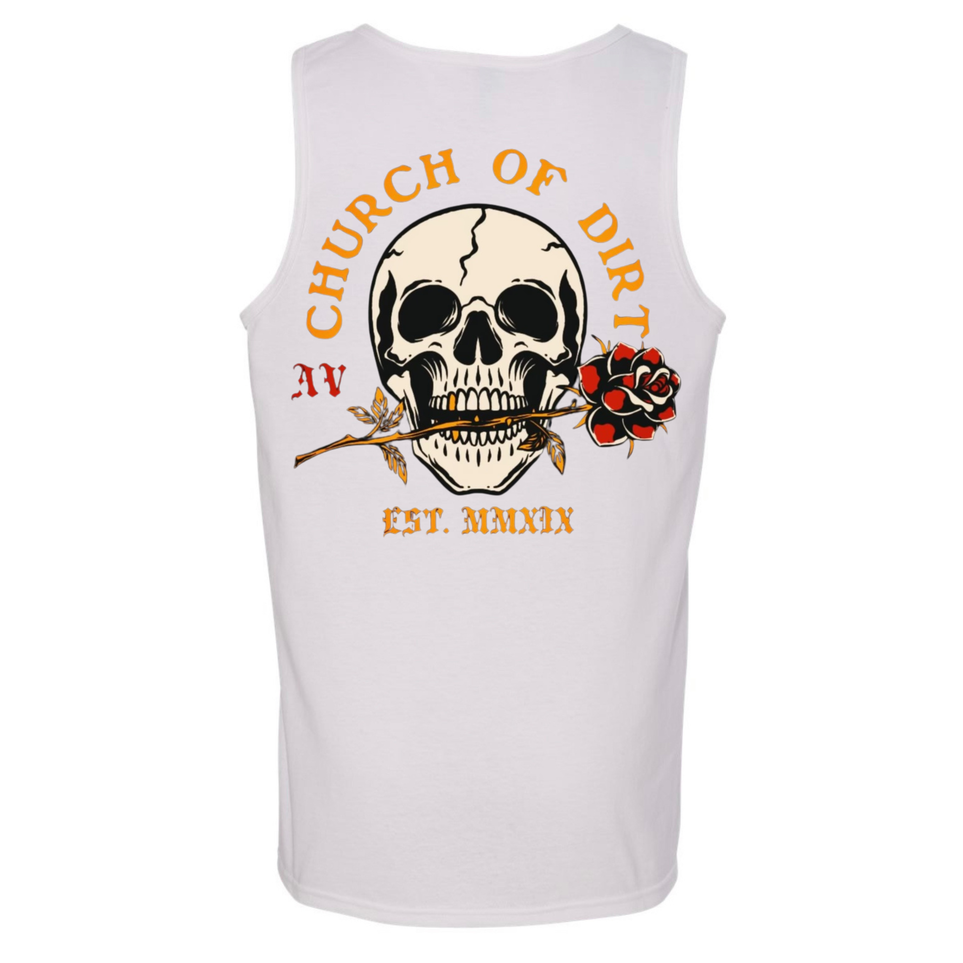 Adult Love Hurts White Tank Top