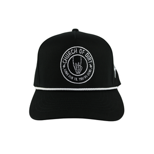 Black & White Circuit Rope Snapback