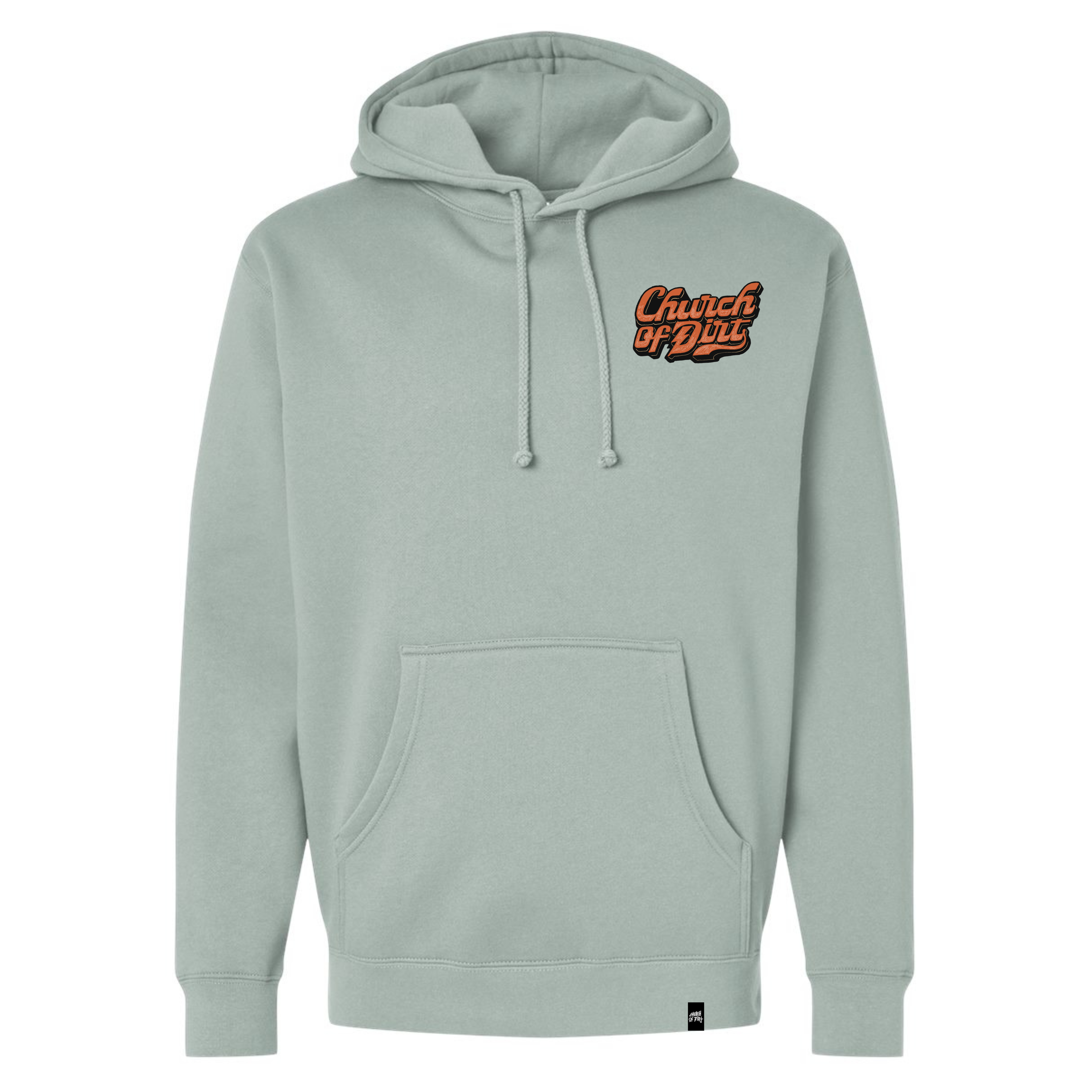 Adult Burnout Dusty Sage Heavyweight Hoodie