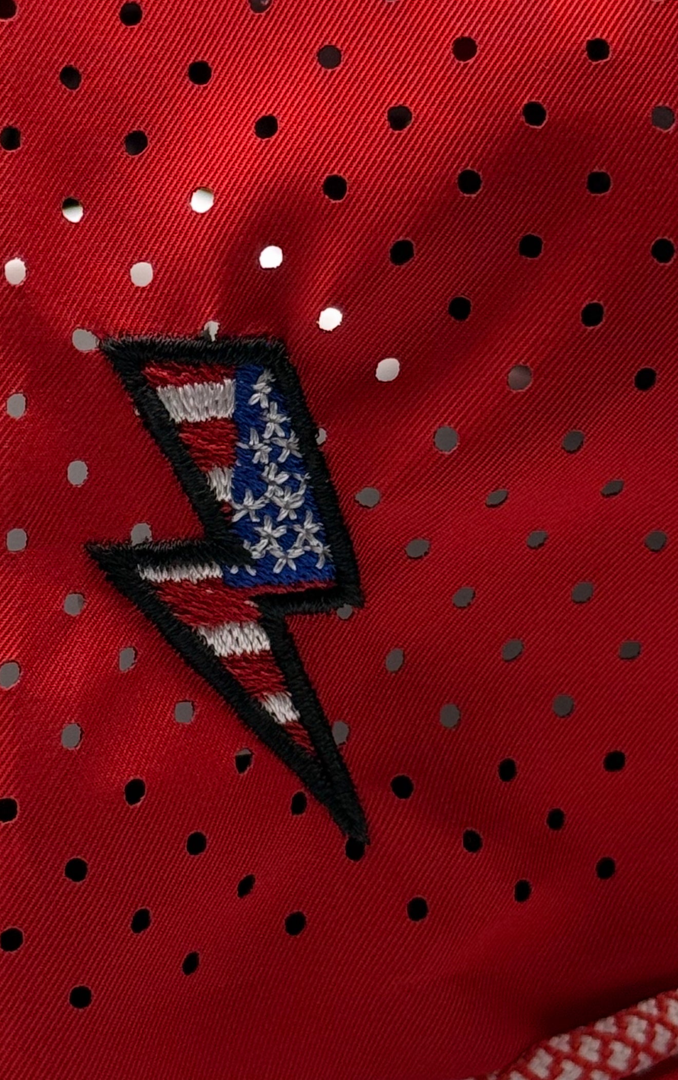 Red Patriot Rope Snapback