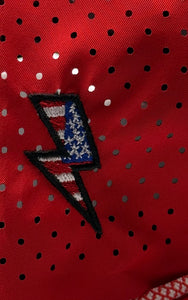 Red Patriot Rope Snapback