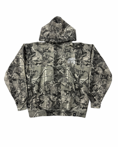 Embroidered Gray Tree Camo Hoodie