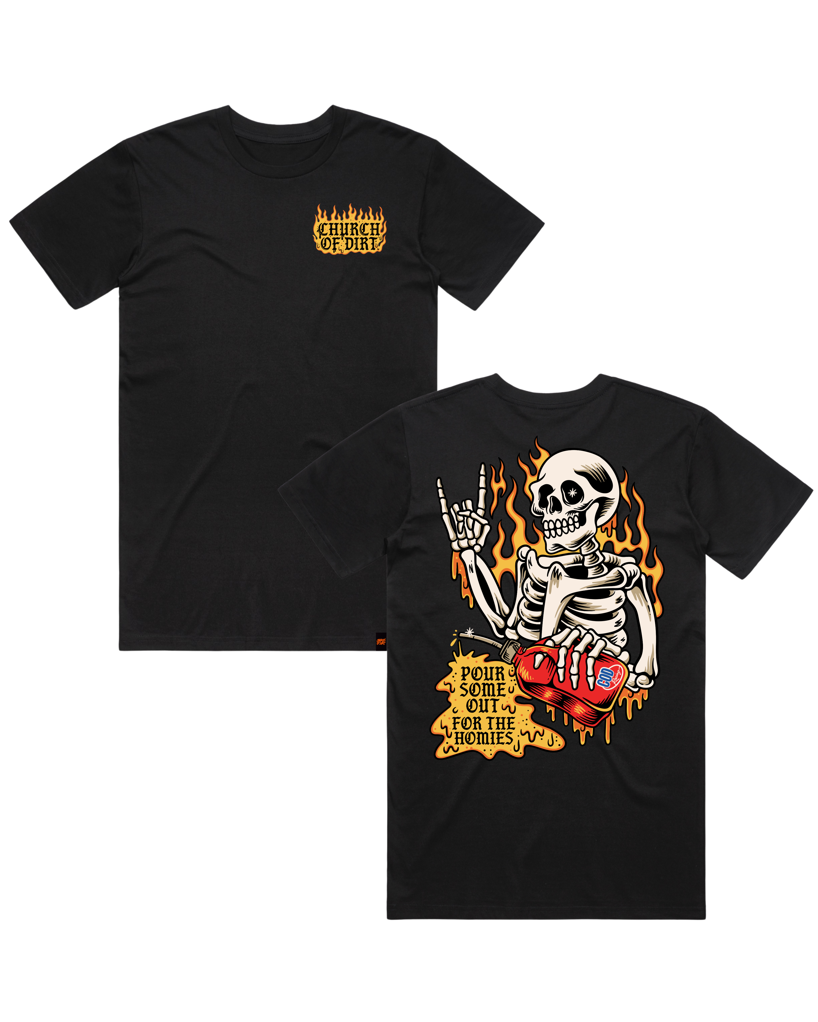 For The Homies Premium Black T-Shirt
