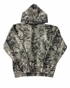 Embroidered Gray Tree Camo Hoodie