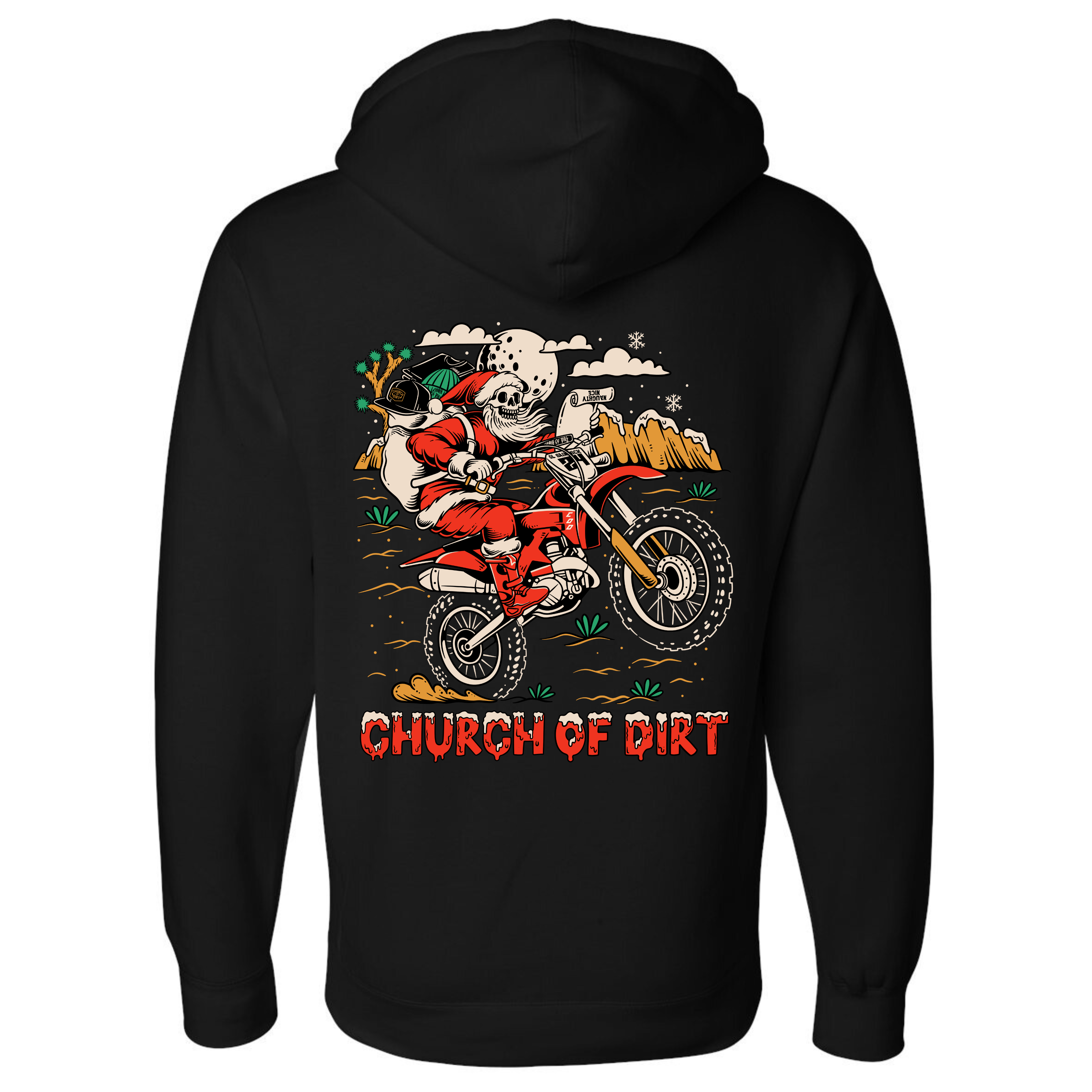 Adult Christmas 24 Black Heavyweight Hoodie