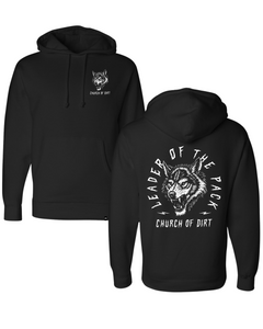 Leader Of The Pack Black Heavyweight Hoodie