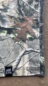 White Embroidered Dirt Surfer Vintage Tree Camo T-Shirt