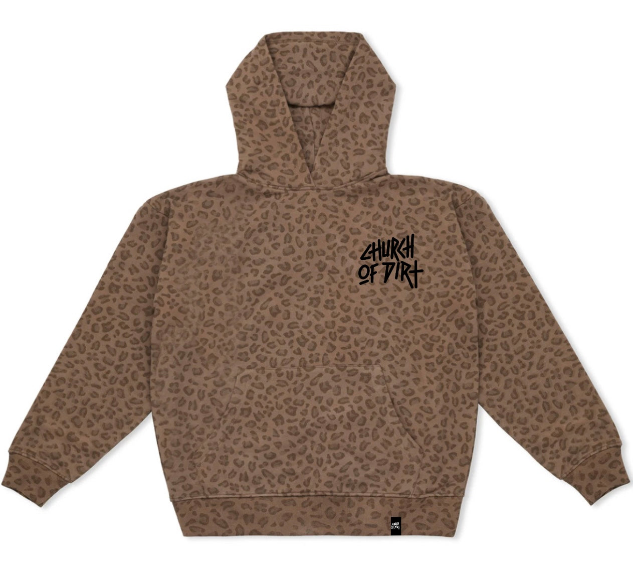 Embroidered Leopard Hoodie