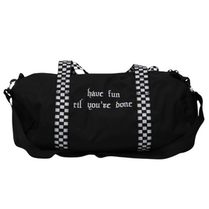 Bolt Checkered Duffel Bag