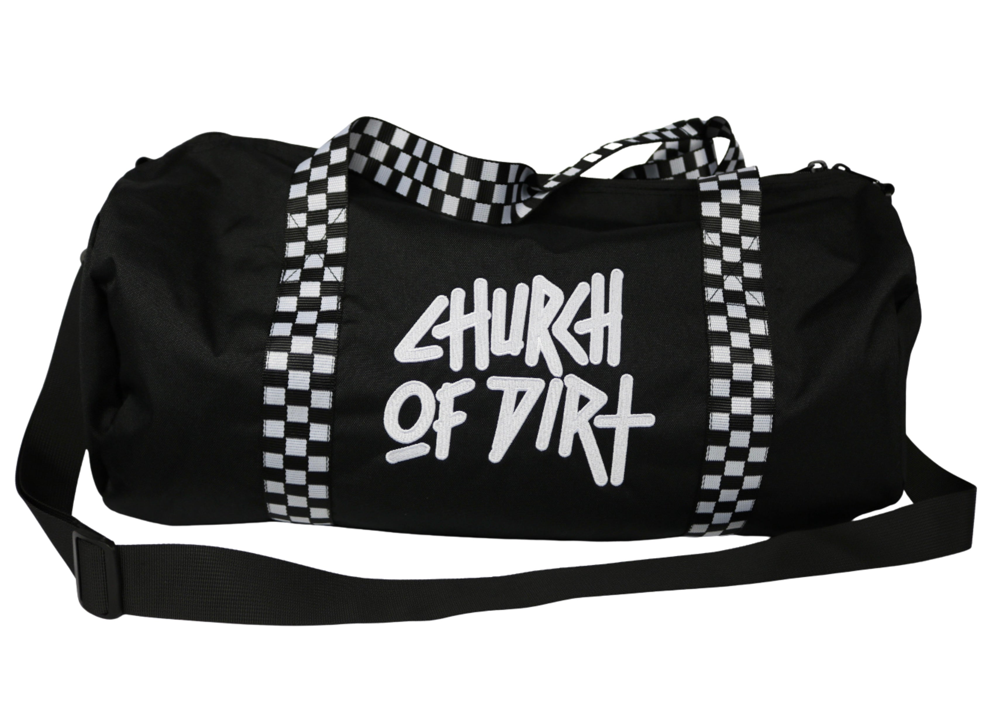 Dirt Surfer Checkered Duffel Bag