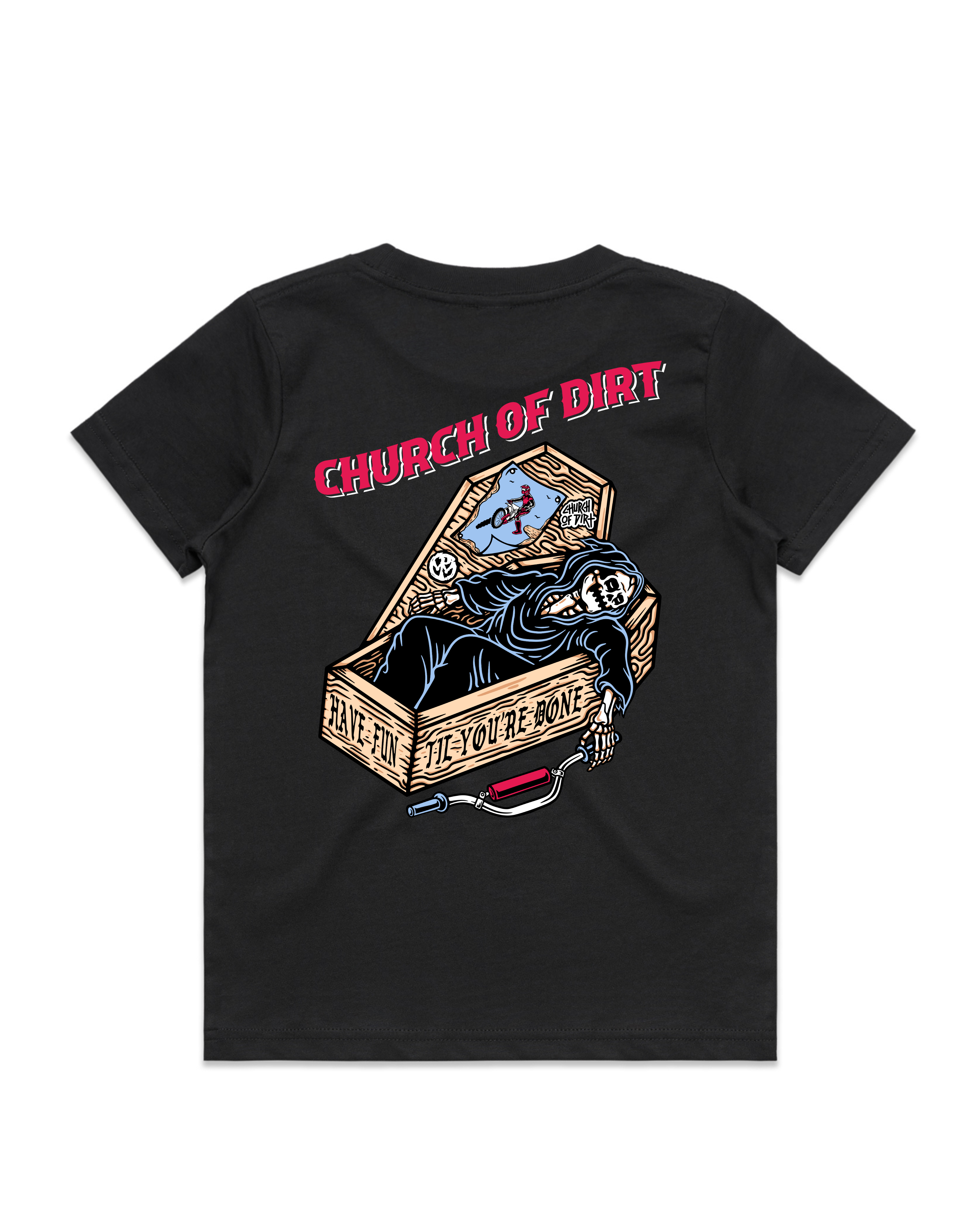 Youth Dying To Ride Premium Black T-Shirt