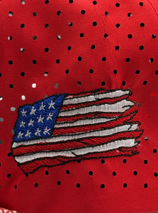 Red Patriot Rope Snapback