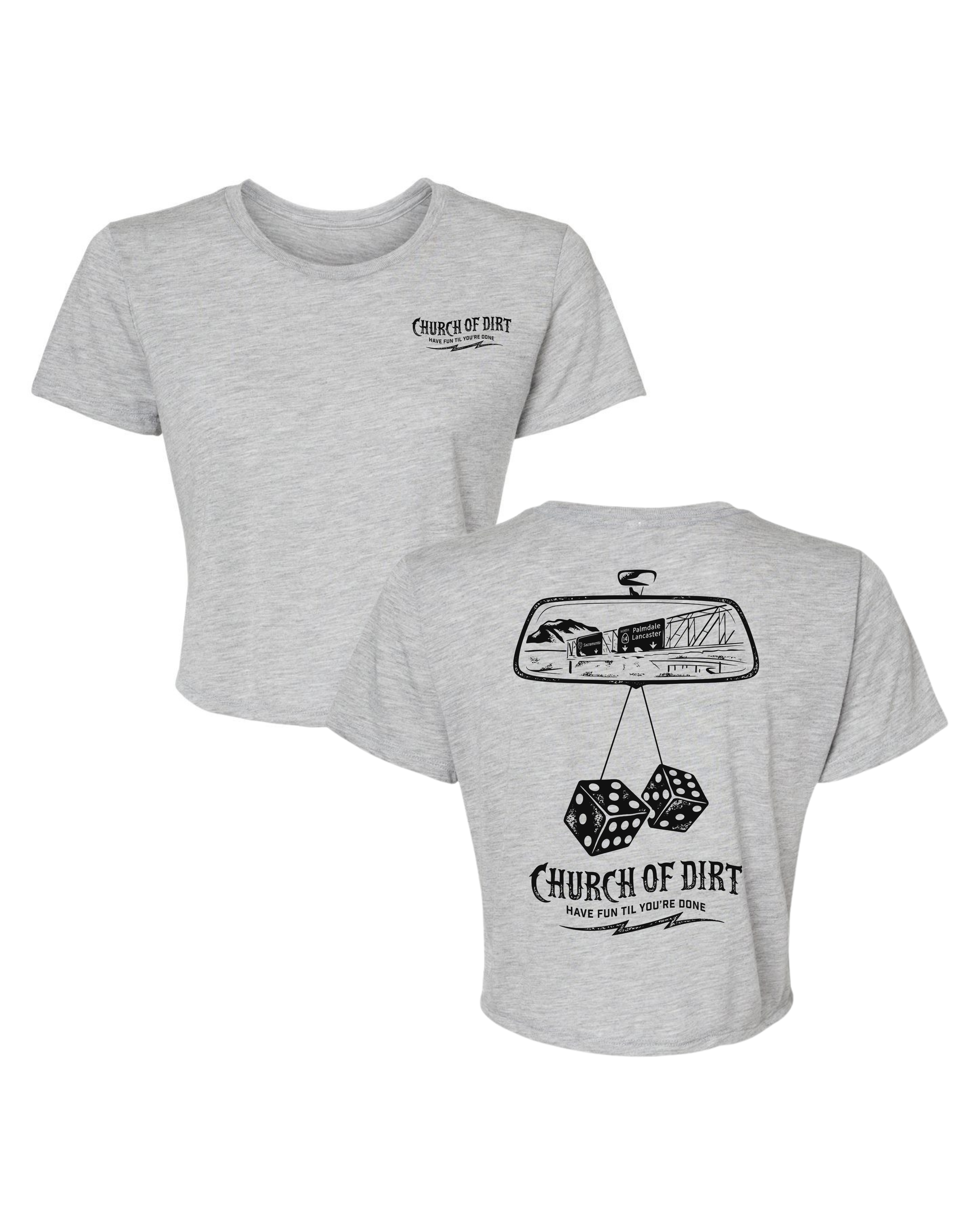 14 Women’s Gray Crop Top