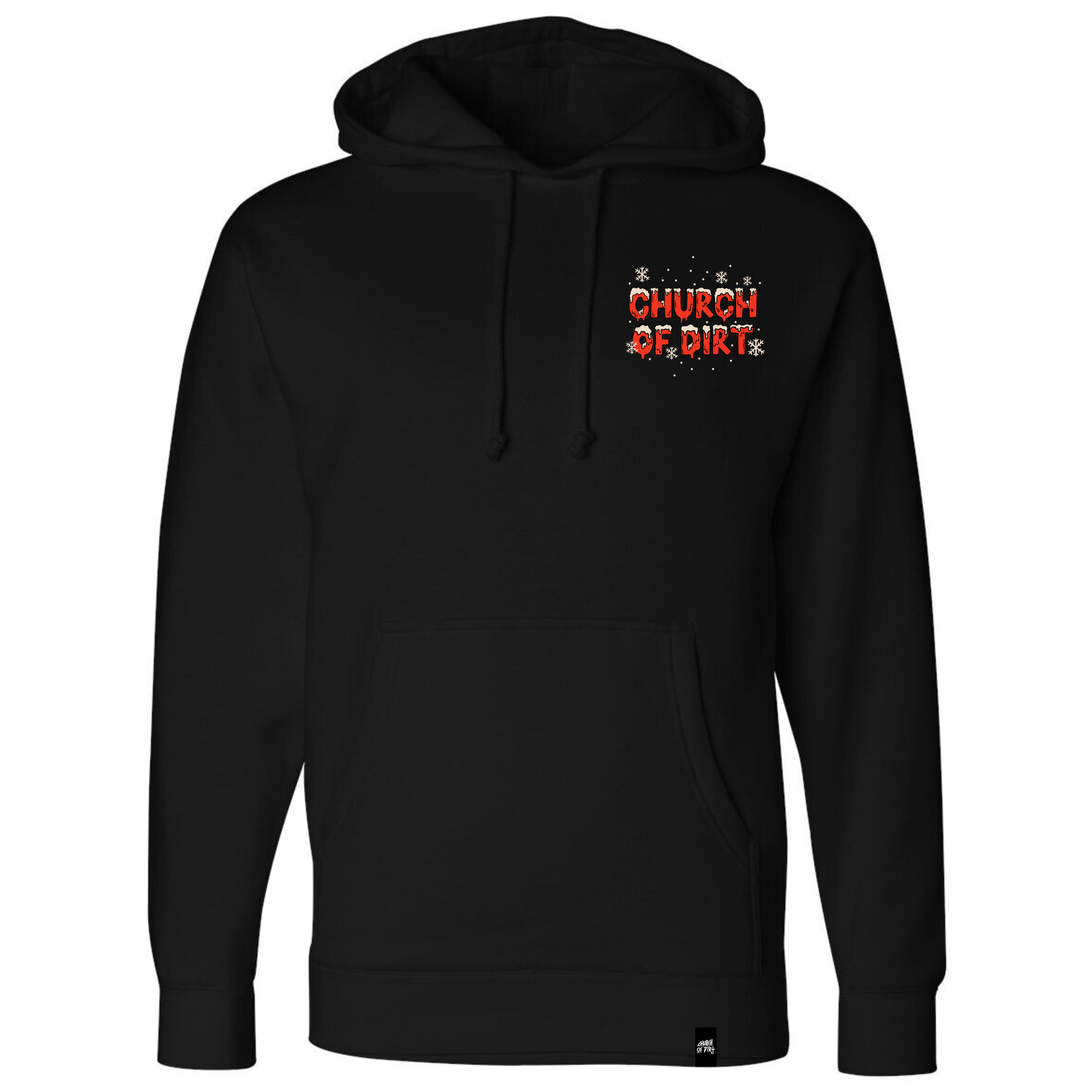 Adult Christmas 24 Black Heavyweight Hoodie