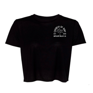 Women’s AV Black Crop Top