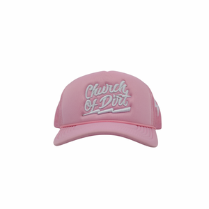 Youth Pink Bolt Rope Trucker