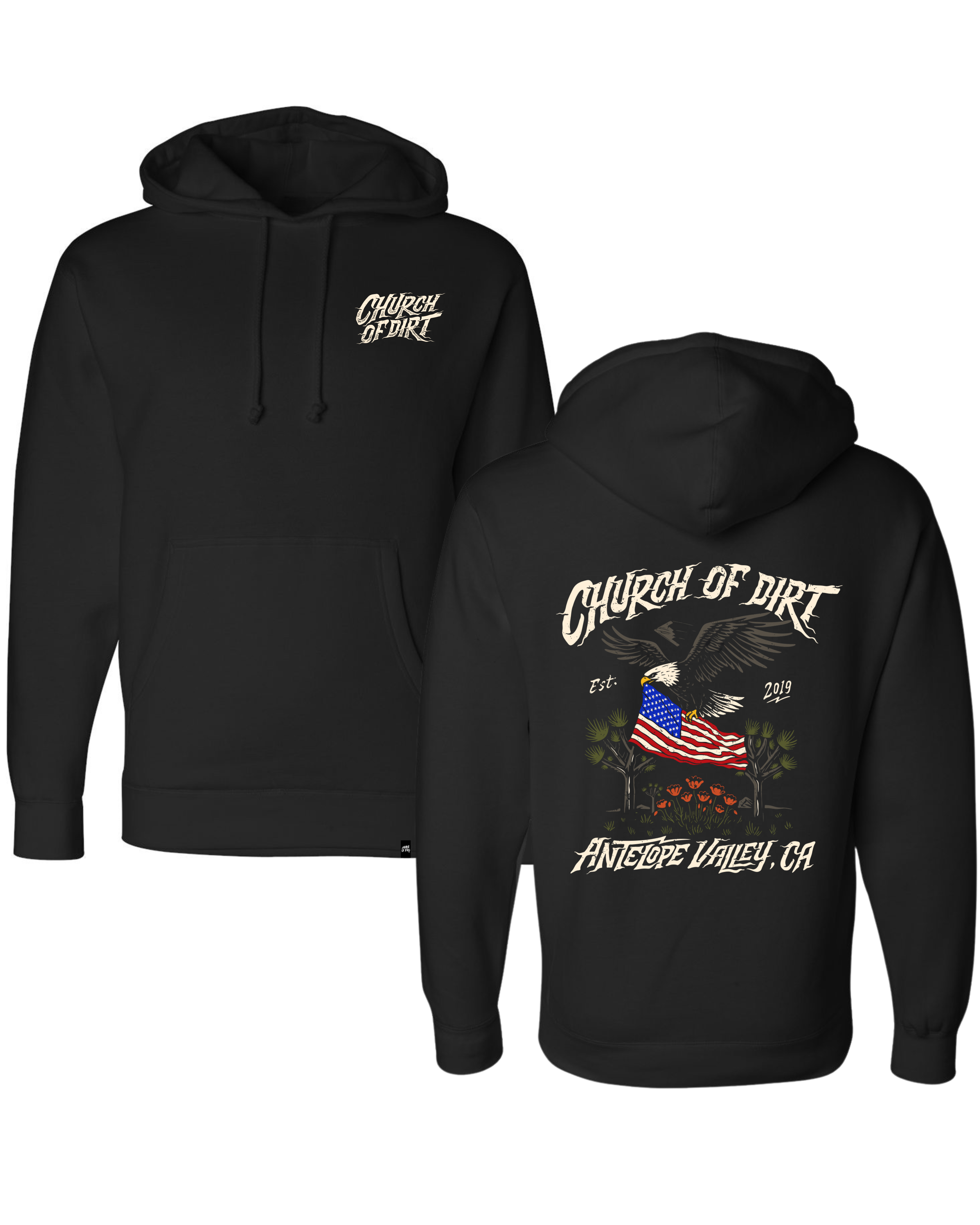 Bomber Black Heavyweight Hoodie