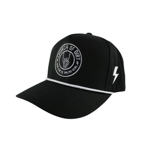 Black & White Circuit Rope Snapback