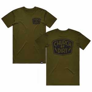 Adult Badge Army Green Premium T-Shirt