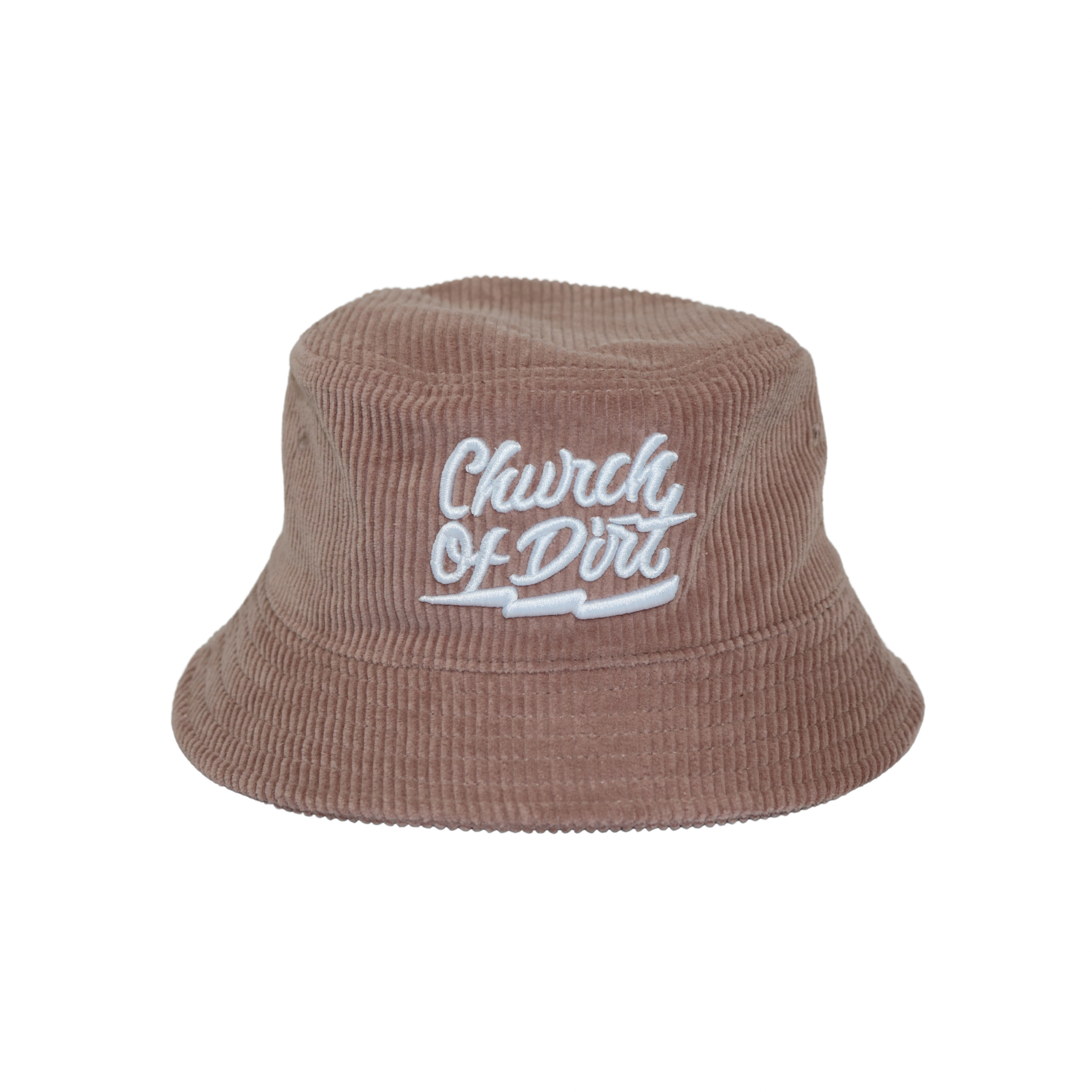 Hazy Pink Bolt Corduroy Bucket Hat