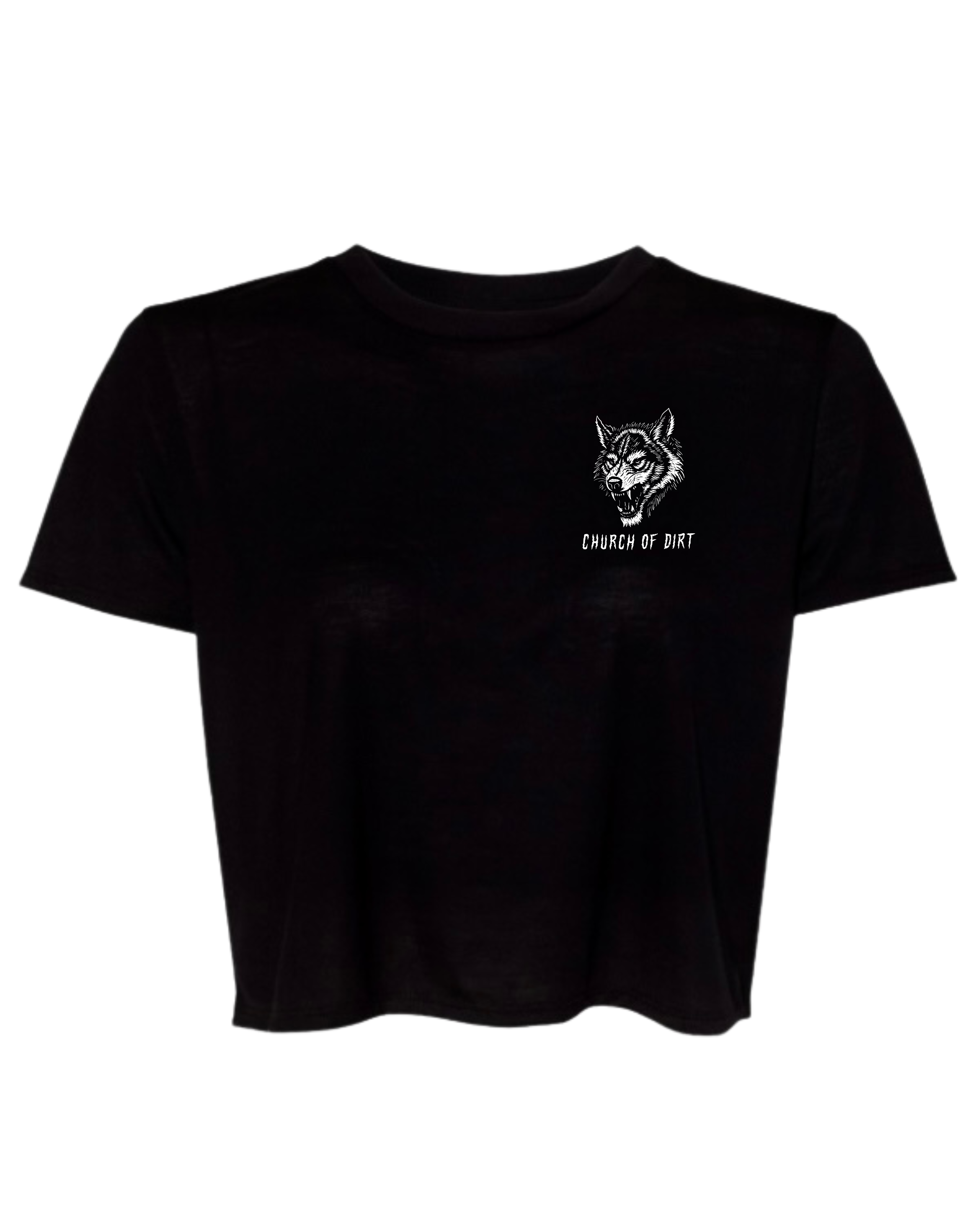 Women’s Leader Of The Pack Black Crop Top