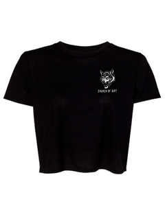 Women’s Leader Of The Pack Black Crop Top
