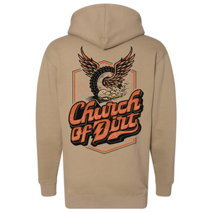 Adult Burnout Sandstone Heavyweight Hoodie