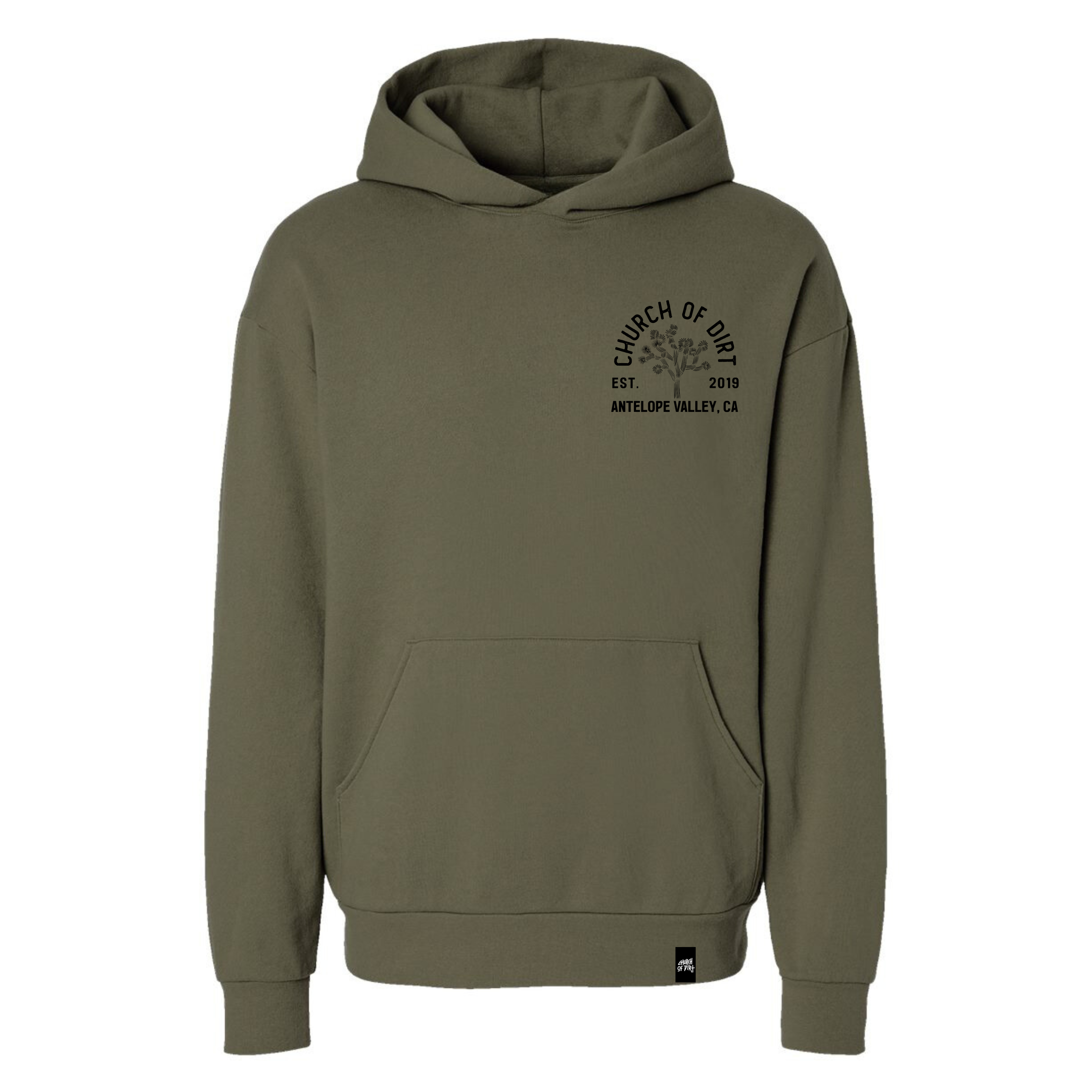 Adult AV Premium Oversized Olive Hoodie