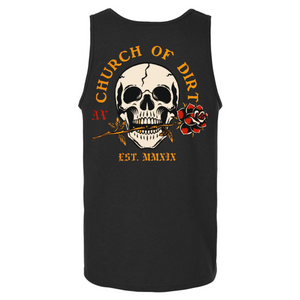 Adult Love Hurts Black Tank Top