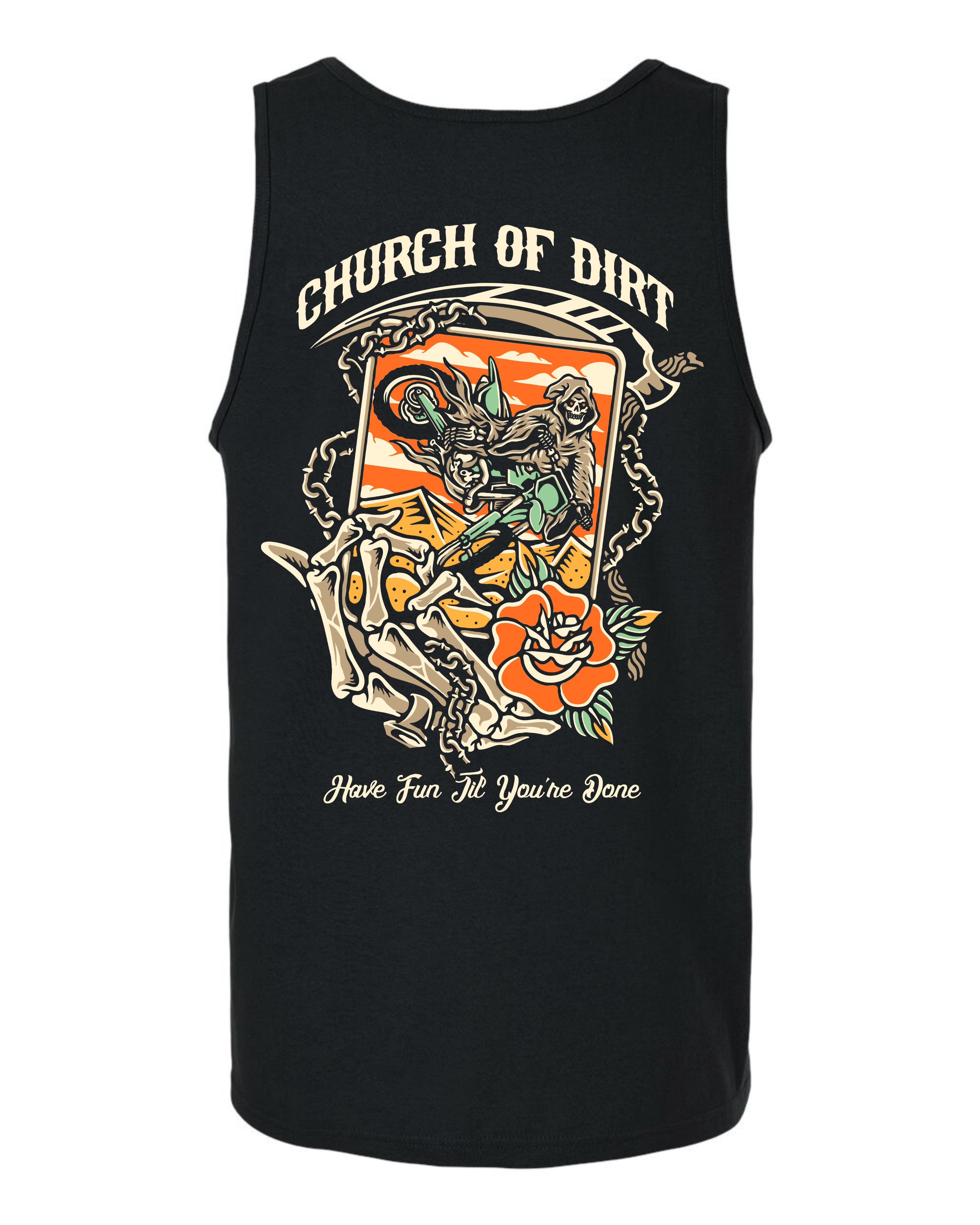 Unchained Black Tank Top