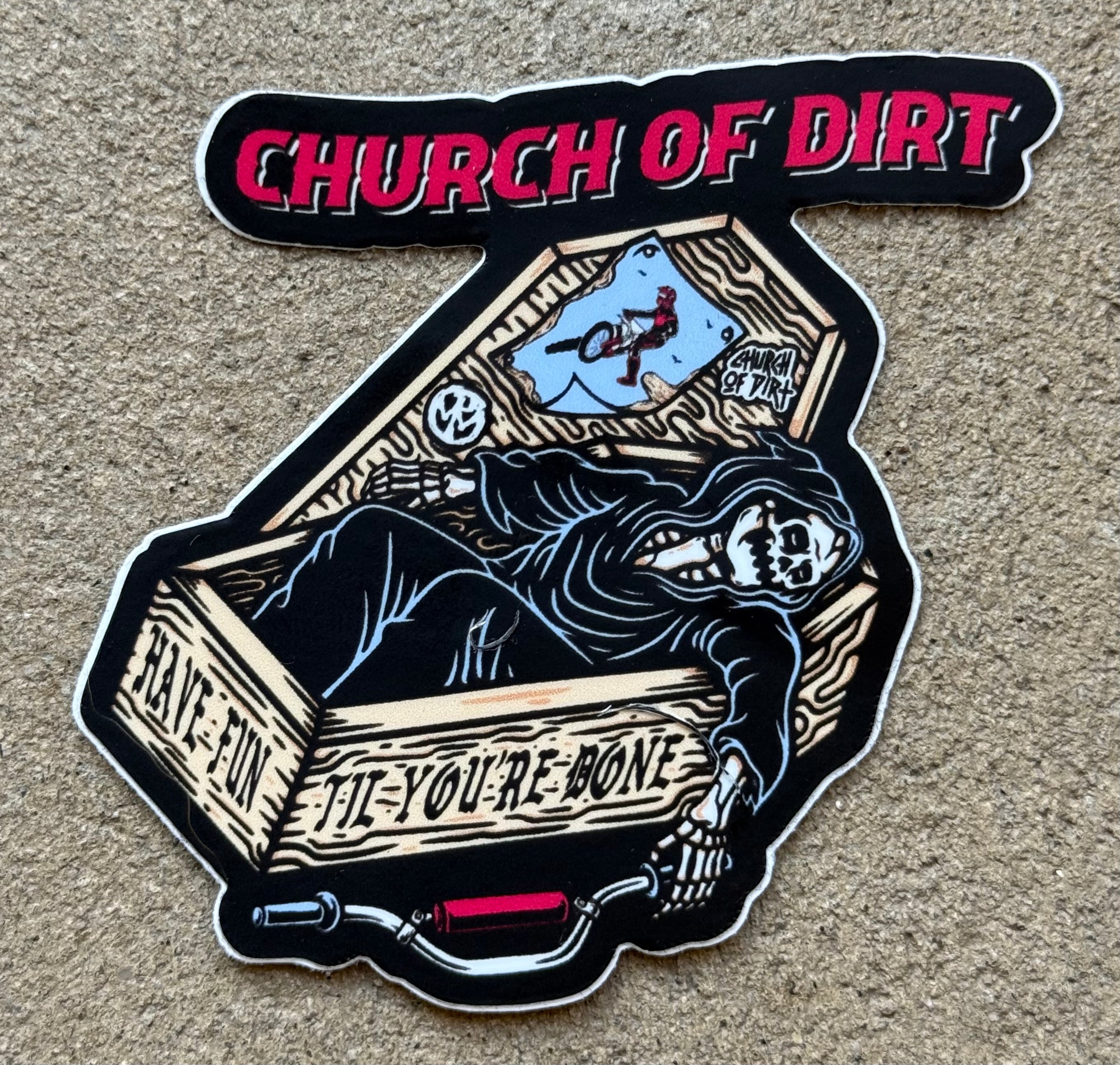 Dying To Ride Sticker