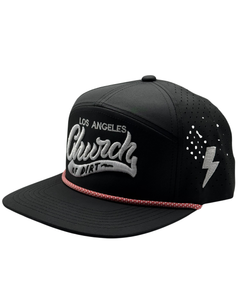 Black LA Rope Snapback