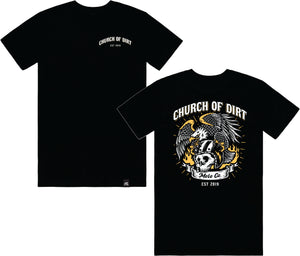 Youth Gold Wing Black T-Shirt